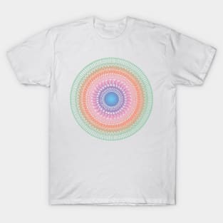 Colorful intricate mandala art T-Shirt